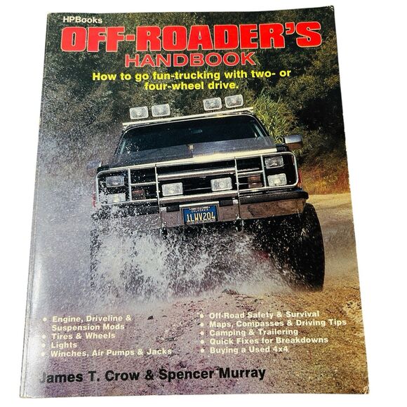Off Roaders Handbook Fun Trucking 2 or 4 Wheel Drive Crow Murray Vintage 1986 - Picture 1 of 7